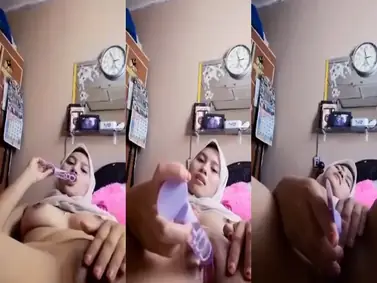Bokep Jilbab Ukhti Manis Colmek Pakai Dildo